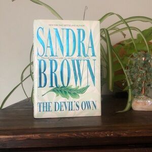 The Devils‎ Own by Sandra Brown Hardcover Book